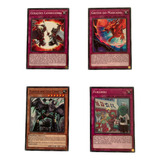 Lote 4 Cards Yu-gi-oh Original Konami Cartas