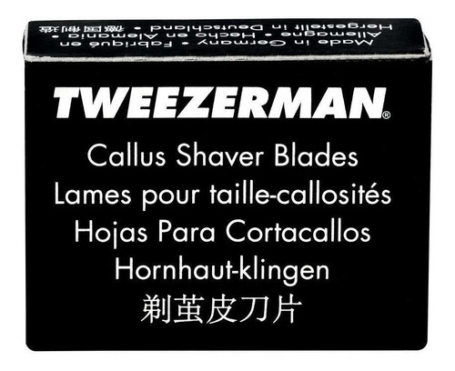 Tweezerman Cuchillas De Repuesto Para Afeitadora De Callo, 2