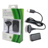 Kit Bateria Carregador 4800mah Controle Xbox 360 Qualidade