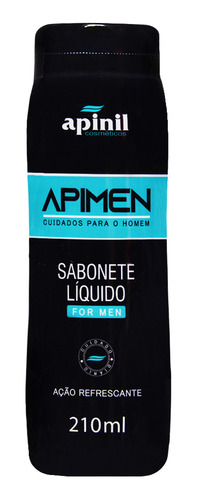 Sabonete Apimen  For Men Resfrescante 210ml Apinil