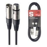 Cable Canon Canon Stagg De 6 Metros - Micrófono - Xlr Xlr