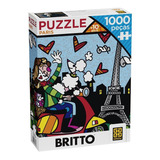 Quebra-cabeça Grow Romero Britto Paris 3746 De 1000 Peças