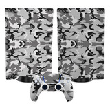 Skin Compatible Consola Ps5 Vinil Standard Camuflaje