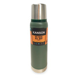 Termo Acero Inox Kanson 1 Litro Pico Cebador Doble Capa