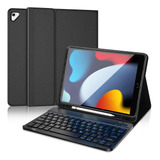 D Dingrich Funda P/ iPad 10.2 Con Teclado 2021, Funda 