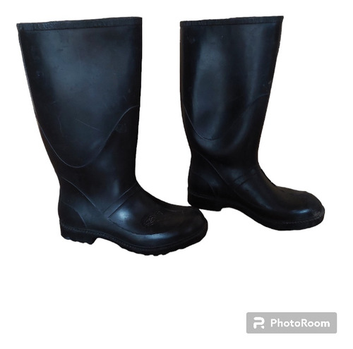 Botas De Lluvia Negras - Llavetex - Talle 40-41