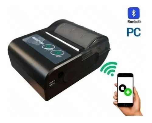 Mini Impressora Portatil Bluetooth Termica 58mm Android Ios