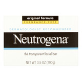 Barra Facial Transparente Neutrogena Sin Fragancia 3.5 Onzas