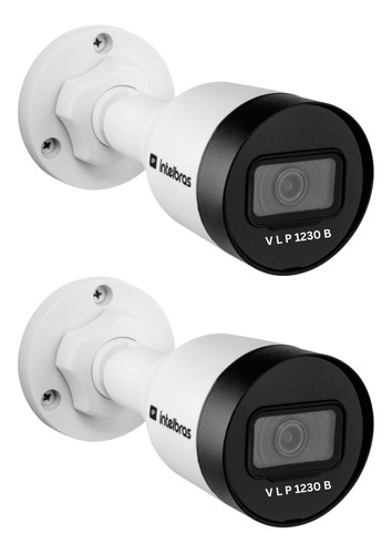 Kit 2 Câmera Ip 2 Megapixels 3.6mm 30m Vlp 1230 B Intelbras