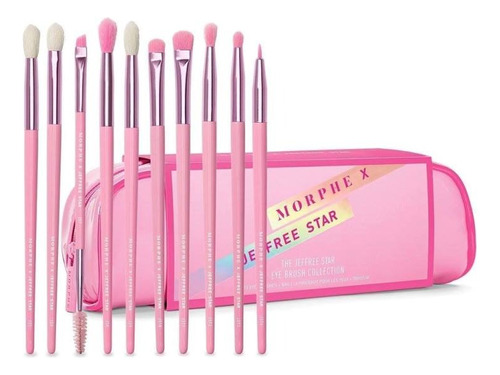 Morphe X Jeffree Star Set De Brochas Eye Brush Collection 10