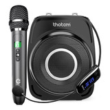 Amplificador De Voz Profissional Thotem T8 +2 Microfones 35w