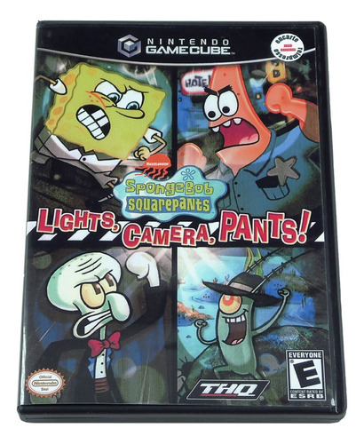 Spongebob Lights Camera Pants Original Nintendo Gamecube