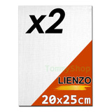 2 Lienzo P/ Pintar Tela Algodon Oleo Acrilico Pastel Arte