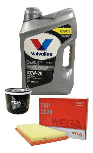 Aceite Valvoline 0w20 + Filtros Fiat Cronos 1.3 - 