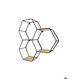 Repisas Decorativas Hexagonales Tipo Abeja