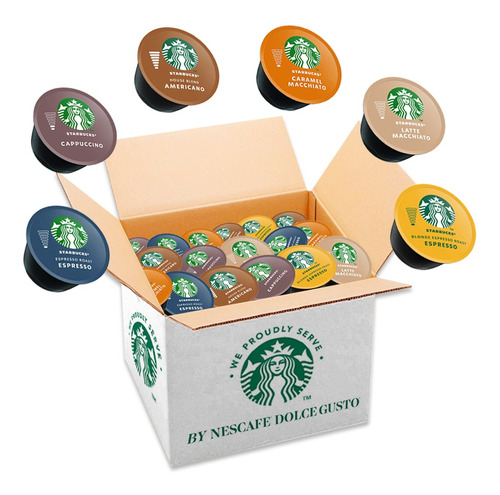 Starbucks Dolce Gusto Cápsulas Sabores Promoção Oferta Kit