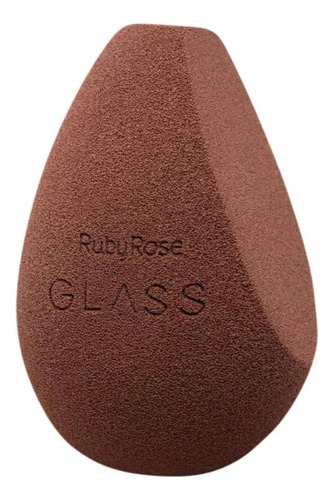 Esponja De Maquiagem Anatômica Flat Mirror Glass Ruby Rose