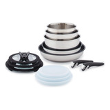 Set De Utensilios De Cocina T-fal Ingenio De Acero Inoxidabl