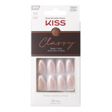 Uñas Glue-on Kiss Classy - Silk Dre