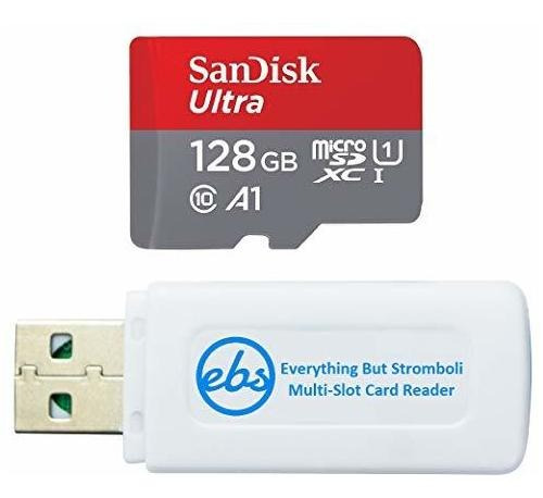 Tarjeta Micro Sd Sandisk Ultra 128gb + Lector -rojo