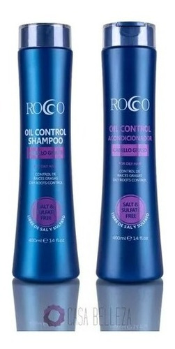 Rocco® Control Sin Sal Shampoo 400ml +acondicionador  400ml