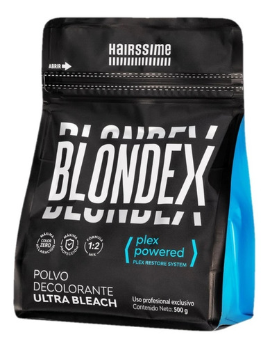 Hairssime Blondex Polvo Decolorante X 500 Gr Plex Premium