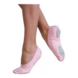 Zapatillas De Danza - Mediapuntas De Lona - Color: Rosa