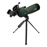 Telescopio Zoom Monocular Hd 25-75x 70mm Bak4 Con Adaptador