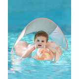 Free Swimming Baby - Flotador Inflable Para Bebés Con Toldo