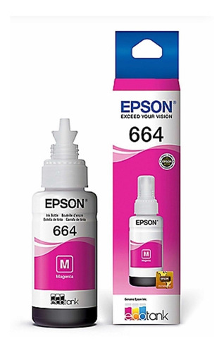 Botella De Tinta Magenta Epson 664 L110/l200/l210/l350/l355/