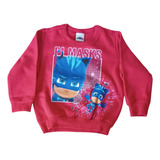 Blusa Agasalho Moletom Infantil Flanelada Heróis Pjmasks Nf 