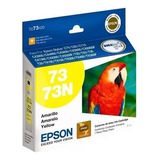 Cartucho Epson 73 73n Amarillo Original P/ Cx5600 Tx115 Tx22