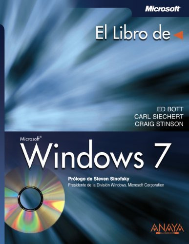 Livro Windows 7 C/ Cd De Ed Bott, Craig Stinson, Carl Sieche