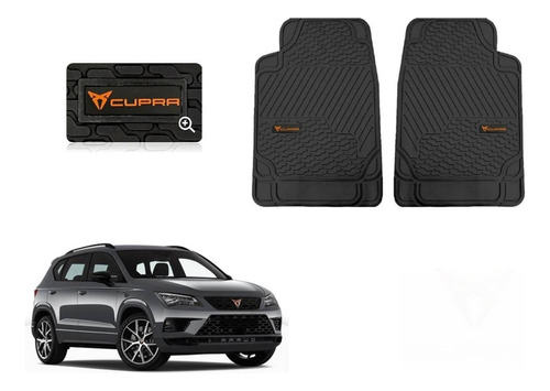 Par Tapetes Delanteros Bt Logo Cupra Ateca 2021 A 2024