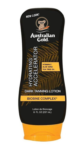 Australian Gold Hydrating Accelerator Dark Tanning Lotion 