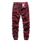 Pantalón Cargo De Camuflaje  Ropa Casual De Calle