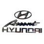 Kit Juego Insignia Emblemas Hyundai Accent Maleta Trasera Hyundai Elantra