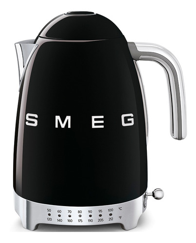 Pava Eléctrica Smeg Klf04 50's Retro Style Negra 220v - 240v 1.7l