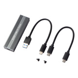 Carcasa De Disco Duro Ngff Nvme Pcie Key Ssd Ssd Usb Adaptad