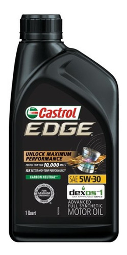 Aceite Sintetico Castrol Edge Advance Para Motor 5w-30 946ml