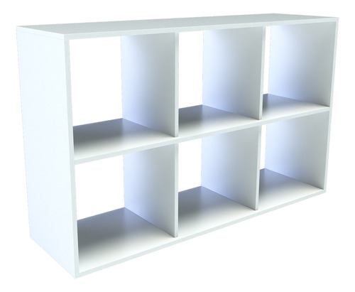 Blanco Cúbico Estantería Rack Repisa En Cubos