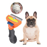 Cepillo Para Perros Y Gatos Cepillo Deslanador Pelo Corto Talla M - Cerdas Acero Inoxidable - Peine Para Perros Y Gatos Pelo Corto Mediano