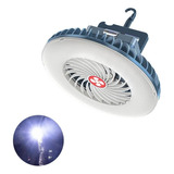 Ventilador De Campamento Portátil Led Mini Venti Linterna