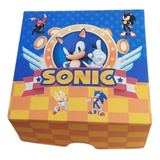 30 Caixas P 4 Doces Lembrança Festa Sonic