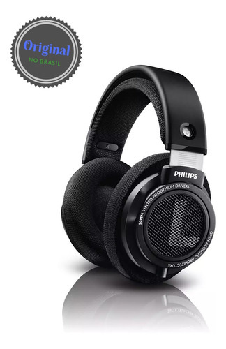 Fone Premium Philips Shp9500 50mm Cor Preto 