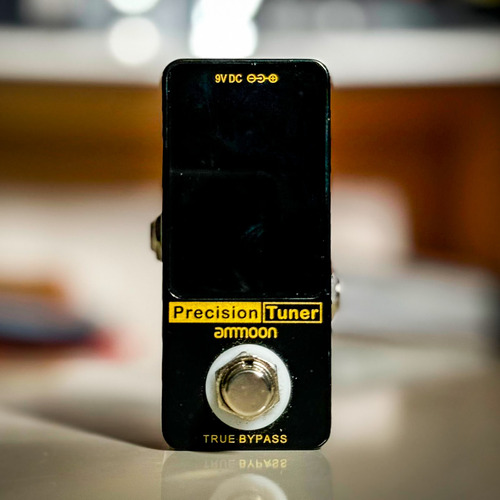 Pedal Afinador Para Guitarra E Baixo Ammoon Precision Tuner