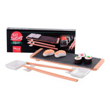 Conjunto Para Sushi Kit Jantar Com Hashi Tábua E Acessórios