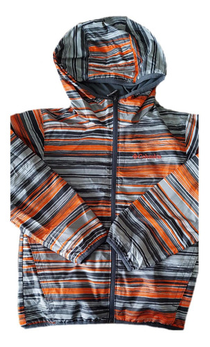 Campera Rompe Viento Impermeable Columbia Talle S Niños