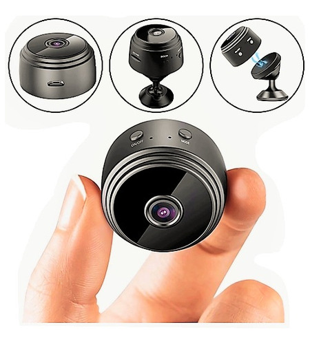 Câmera De Segurança Mini Câmera Espiã A9 Wifi Gravador Voz