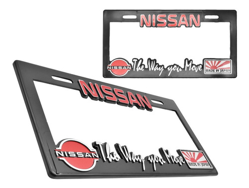 Juego Porta Placas Maxi Universal Nissan Twym-r